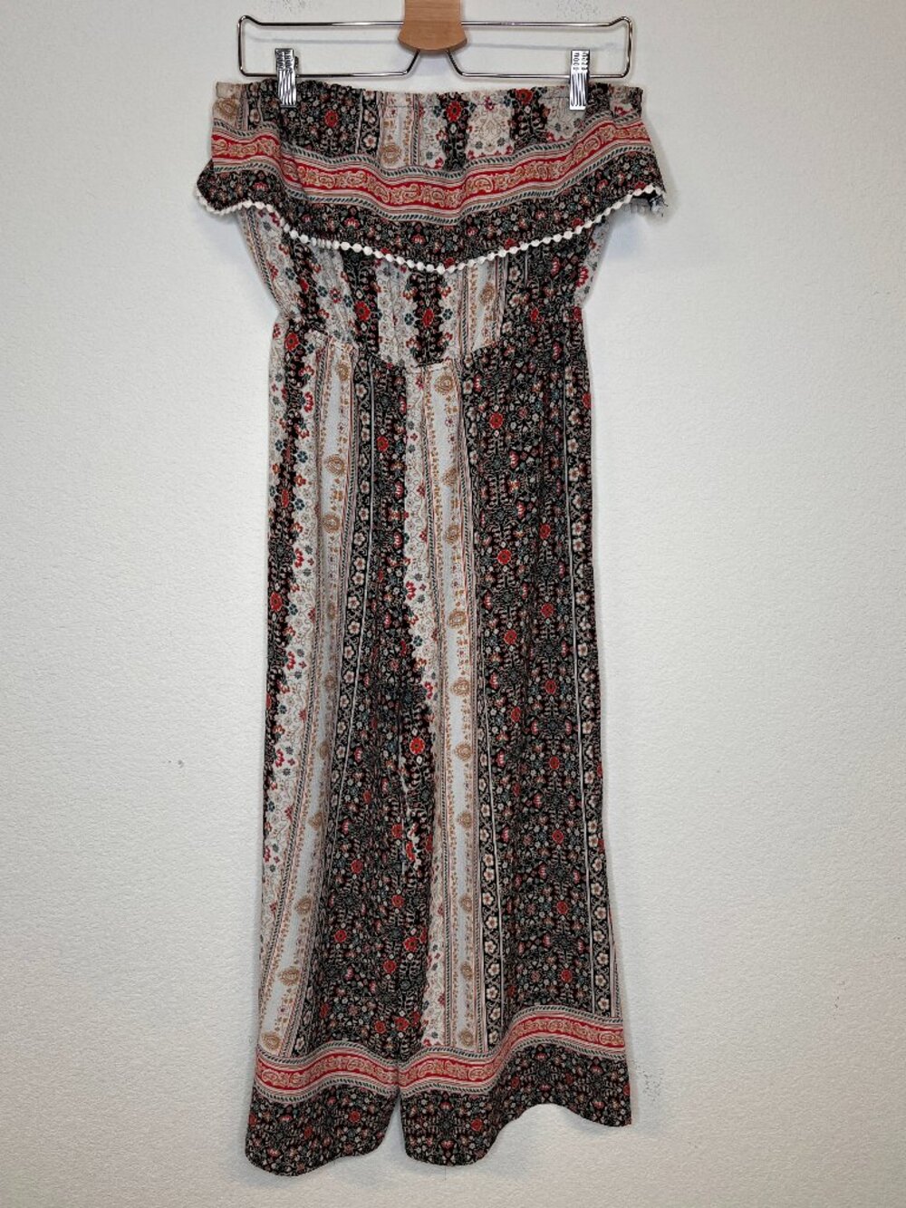 Monteau Los Angeles One Piece Romper Jumpsuit Off the Shoulder Medium